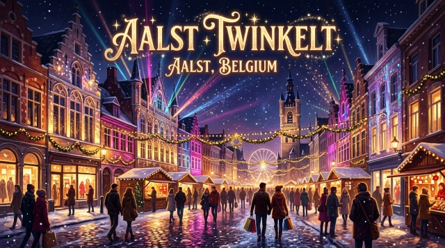 Aalst Twinkelt in Aalst (Belgien) 2026/2027: Einkaufsnacht, Lichter und Programm