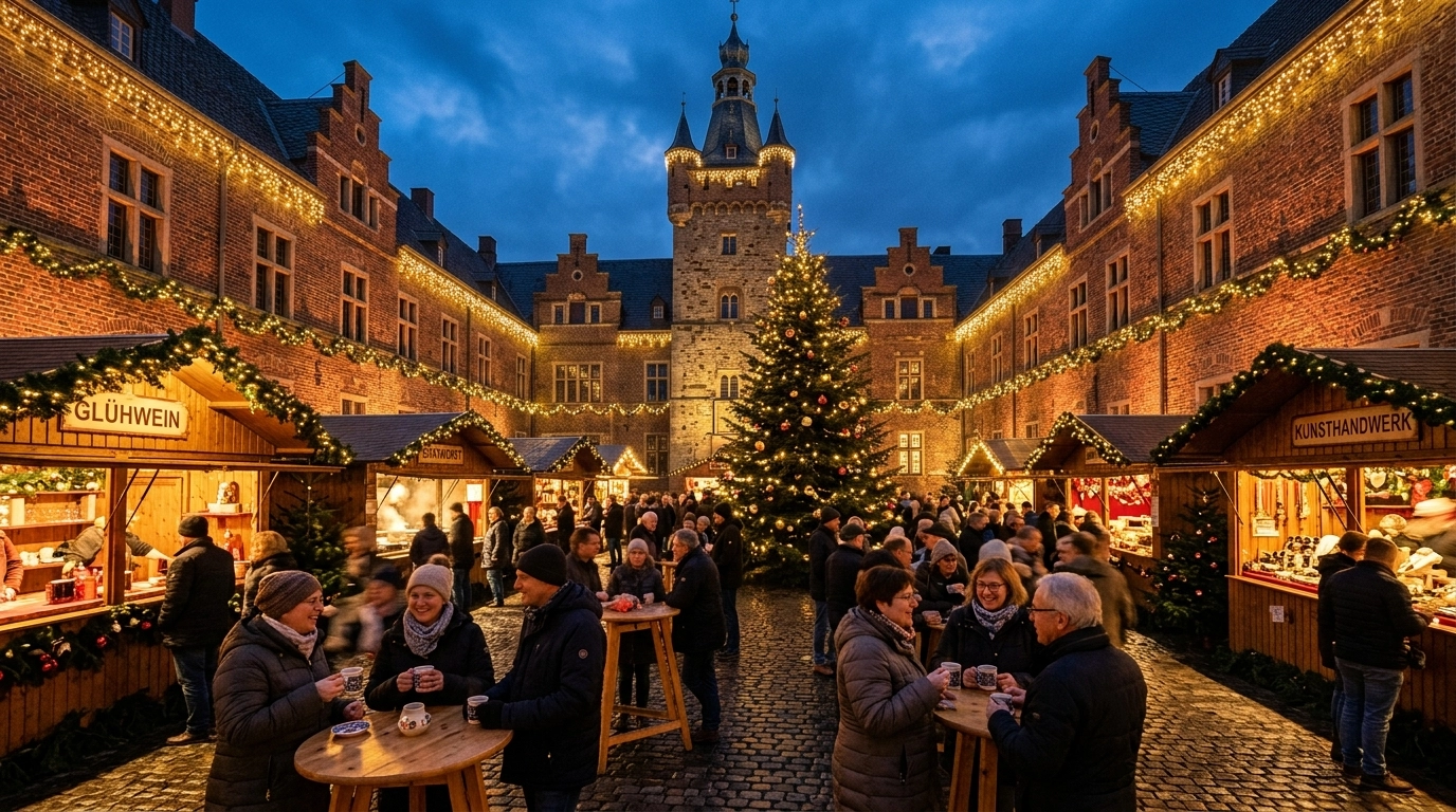 Advent an der Burg Dinslaken 2026 – Weihnachtsmarkt Burginnenhof