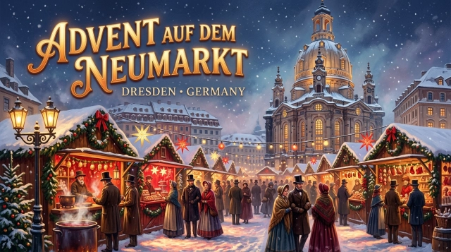 Advent auf dem Neumarkt Dresden 2026 – Historischer Weihnachtsmarkt
