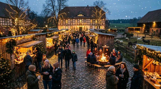 Adventsmarkt Domäne Dahlem 2026 – Ländlicher Weihnachtszauber in Berlin