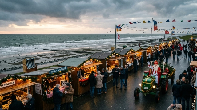Adventsmarkt im Strandportal Bensersiel 2026 – Weihnachtsmarkt direkt an der Nordsee