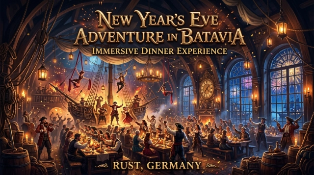 Silvester Adventure in Batavia 2026/2027 – Immersives Dinner-Erlebnis in Rust