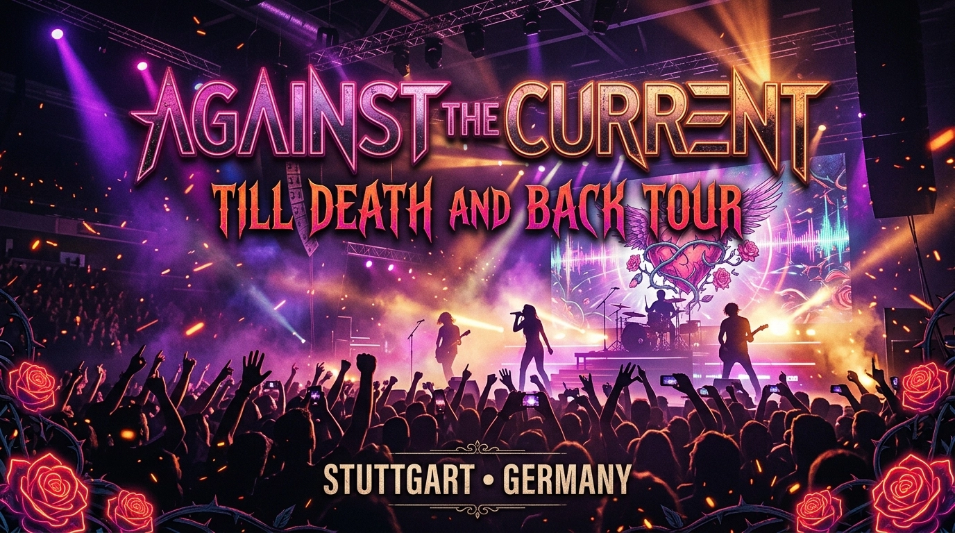 Against The Current – Till Death and Back Tour 2026 in Stuttgart