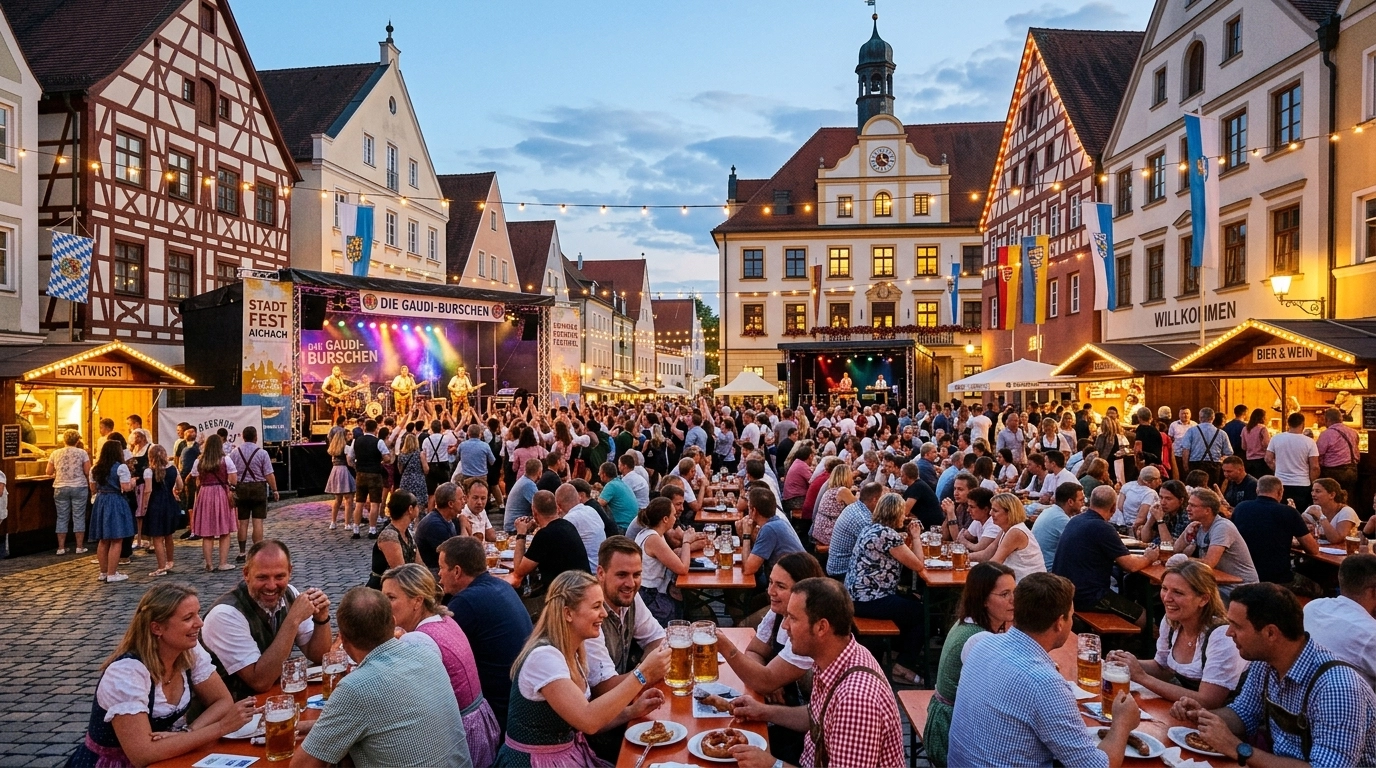 Aichacher Stadtfest 2027 – Sommerfest in der Innenstadt Aichach