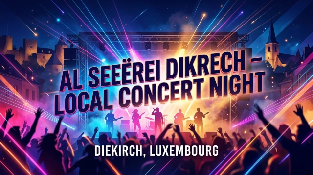 Al Seeërei Dikrech Konzertabend 2026 in Diekirch (Luxemburg) – Lokale Live-Musik