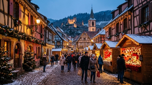 Weihnachtsmärkte im Elsass 2026 – Kaysersberg, Riquewihr & Eguisheim