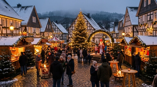 Altstädter Nikolausmarkt Bergneustadt 2026 – Historischer Nikolausmarkt in der Altstadt