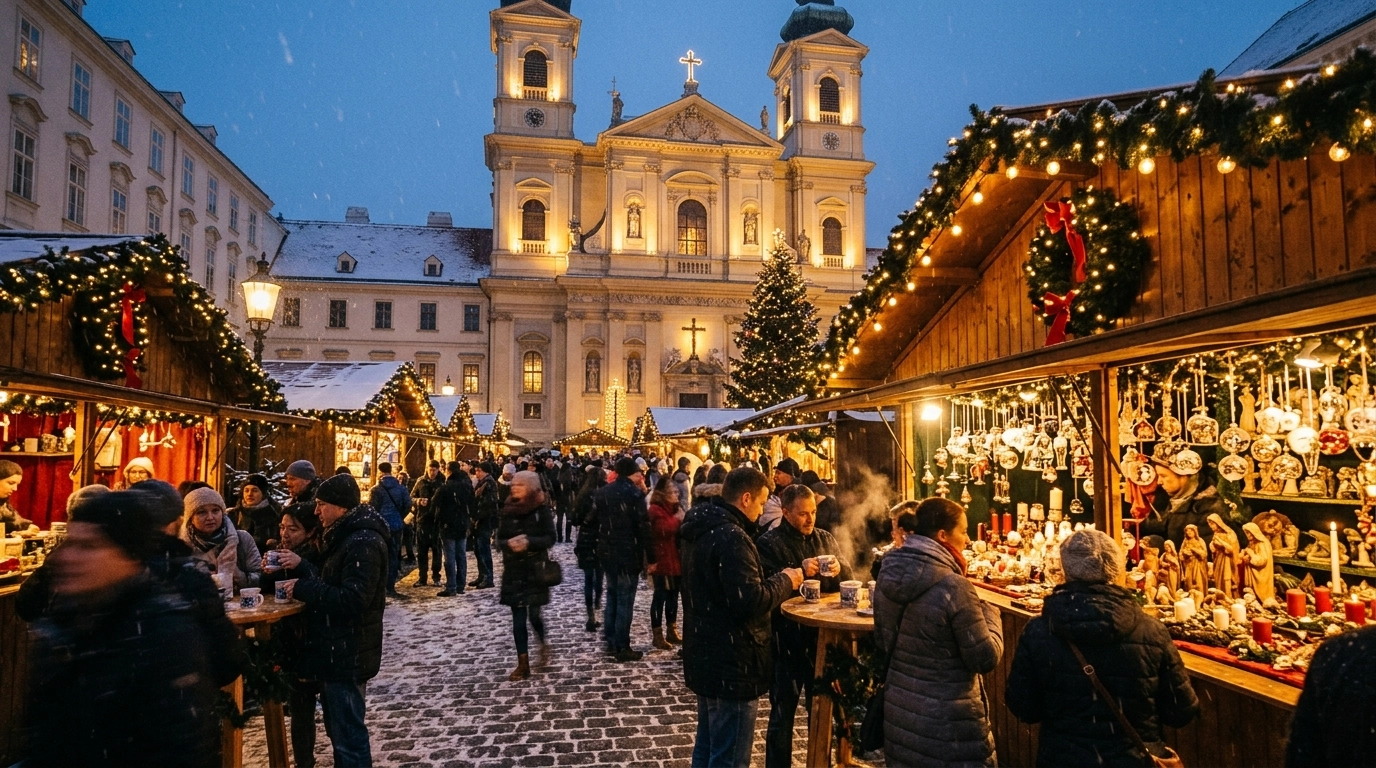 Altwiener Christkindlmarkt Freyung 2026 – Traditioneller Adventzauber in Wien