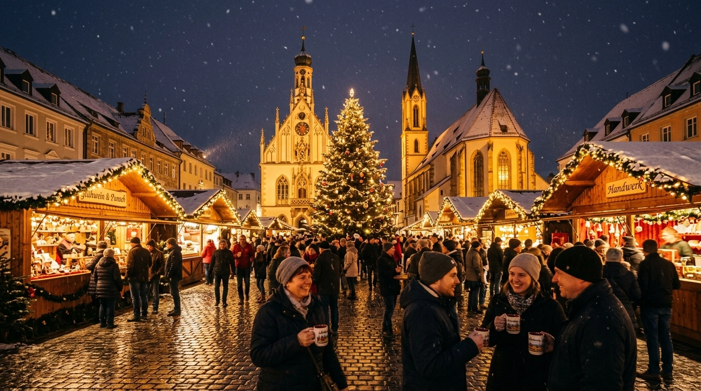 Amberger Weihnachtsmarkt 2026 in Amberg (Deutschland) – Termine, Programm & Tipps