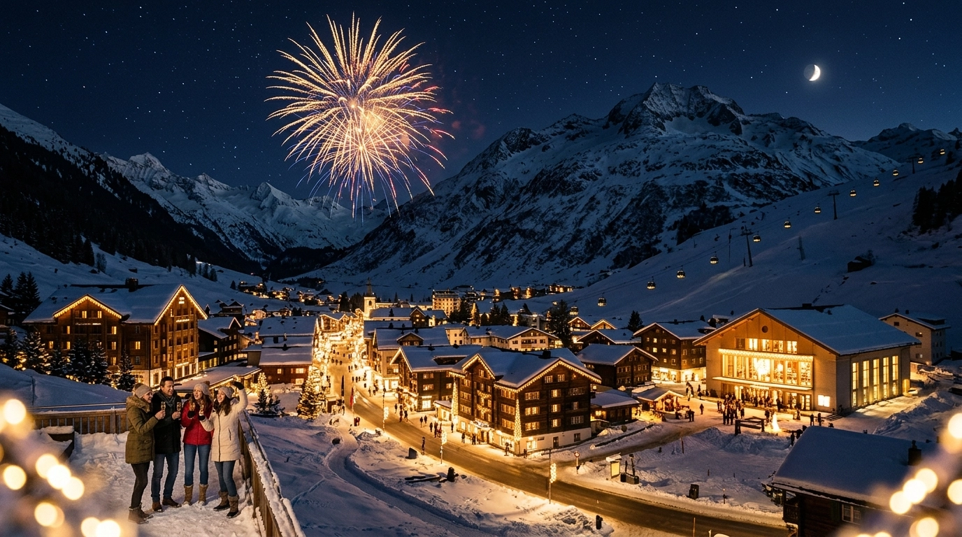 Silvester in Andermatt (Schweiz) 2026/2027: Feiern, Programm und Events