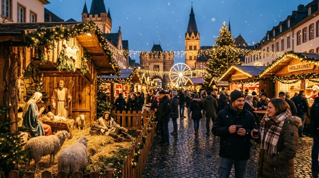 Andernacher Weihnachtsmarkt 2026 in Andernach (Deutschland) – Termine, Lebende Krippe & Tipps