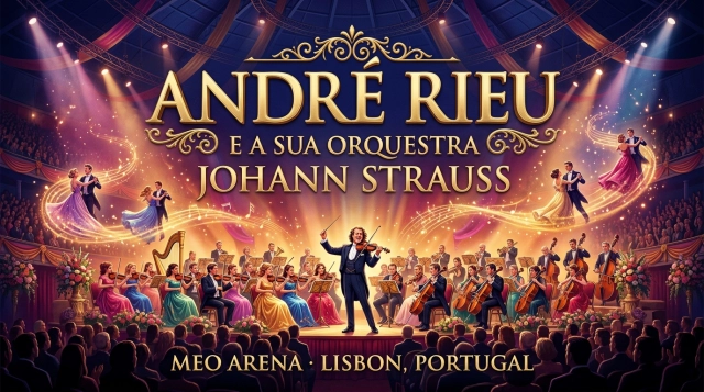 André Rieu 2026 in Lissabon – Johann Strauss Orchestra in der MEO Arena