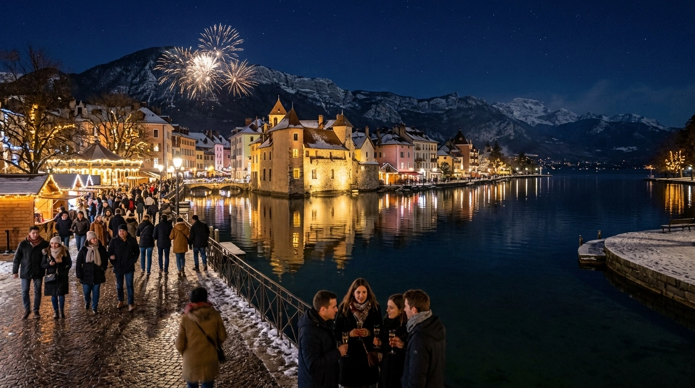 Silvester in Annecy 2026/2027 – Feiern, Programm und Events