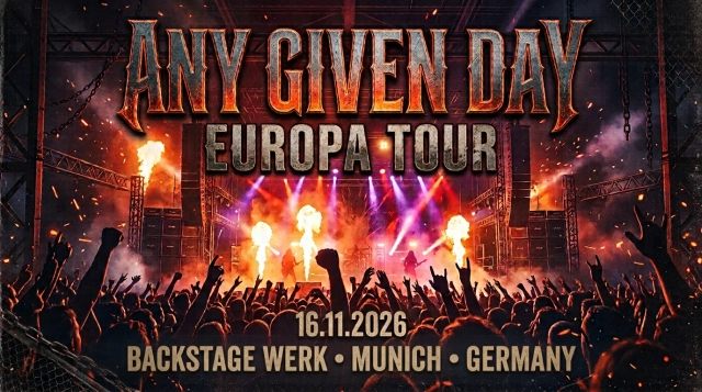 Any Given Day 2026: Metalcore Konzert im Backstage Werk München