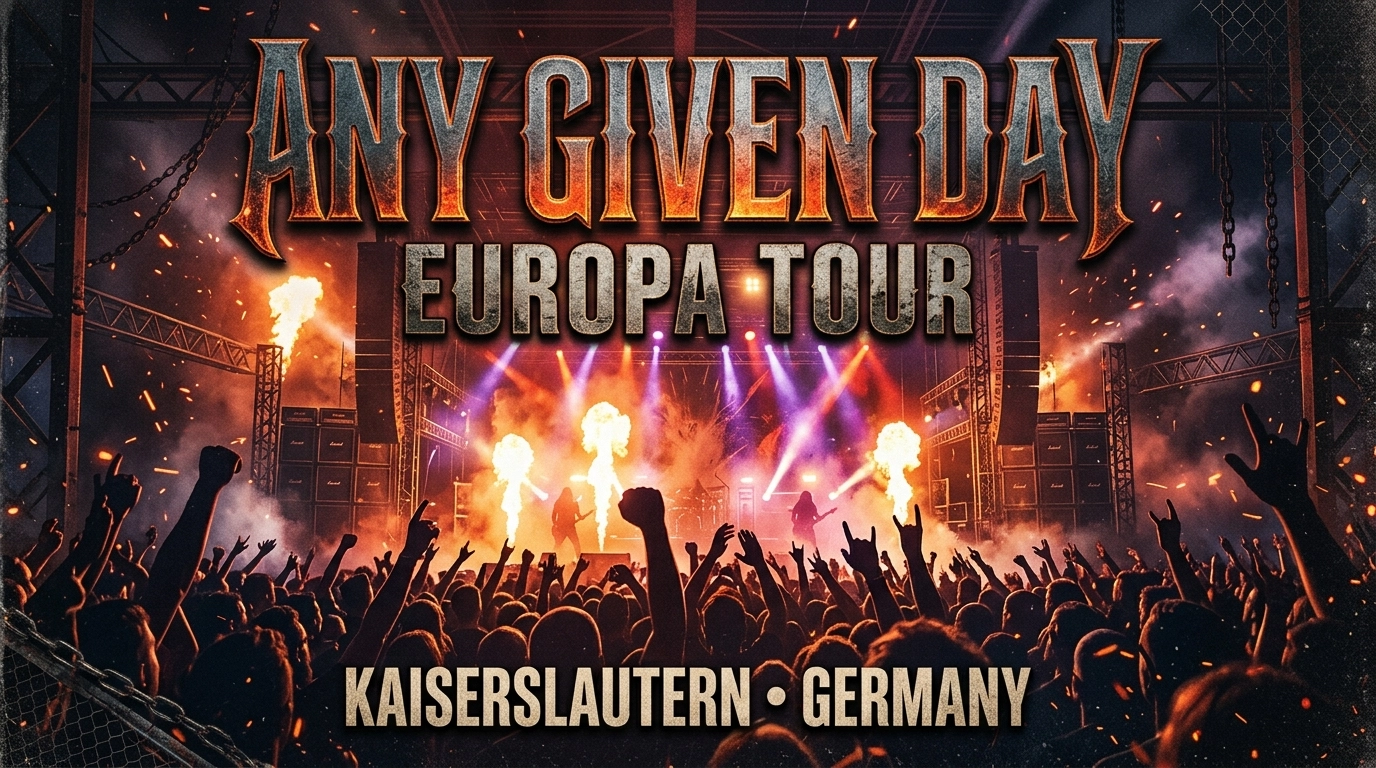 Any Given Day Headline Tour 2026 – Konzert in Kaiserslautern