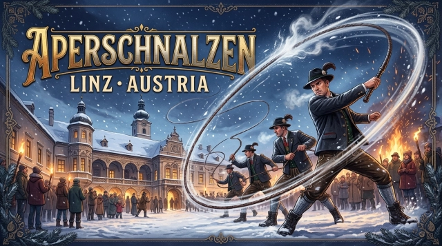 Aperschnalzen Linz 2027 – New Year Whip Cracking at the Landhaus