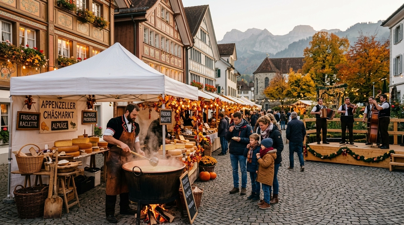 Appenzeller Käsefest 2027: Käsemarkt in Appenzell