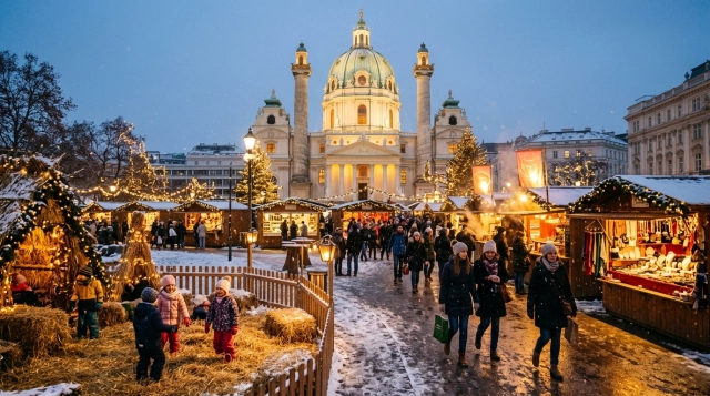 Art Advent am Karlsplatz 2026 – Kunsthandwerk vor der Karlskirche in Wien