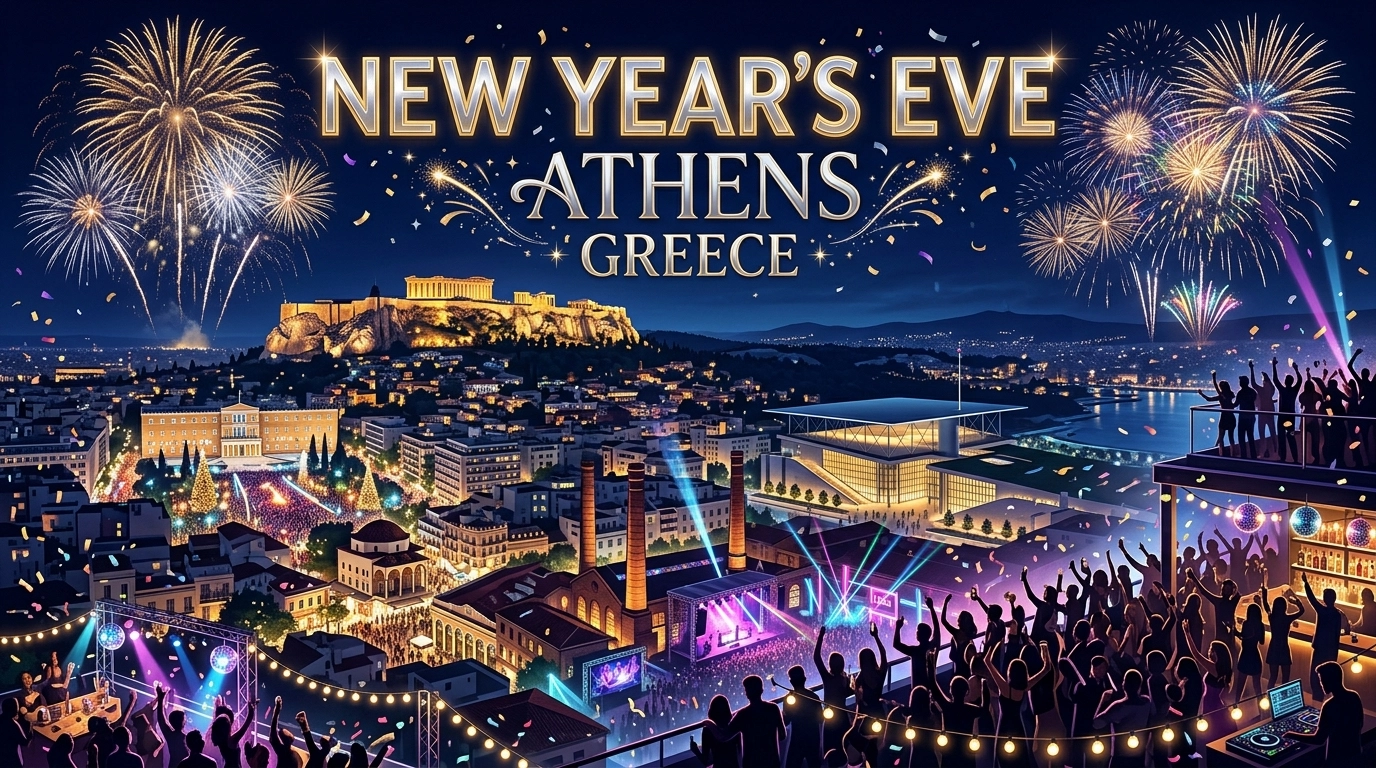 Silvesterpartys in Athen 2026/2027 – Clubs, Disco & Countdown