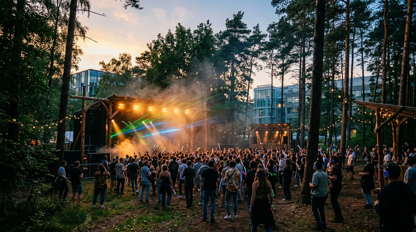 Back to the Woods 2027 – Techno & House Open Air im Wald bei Garching