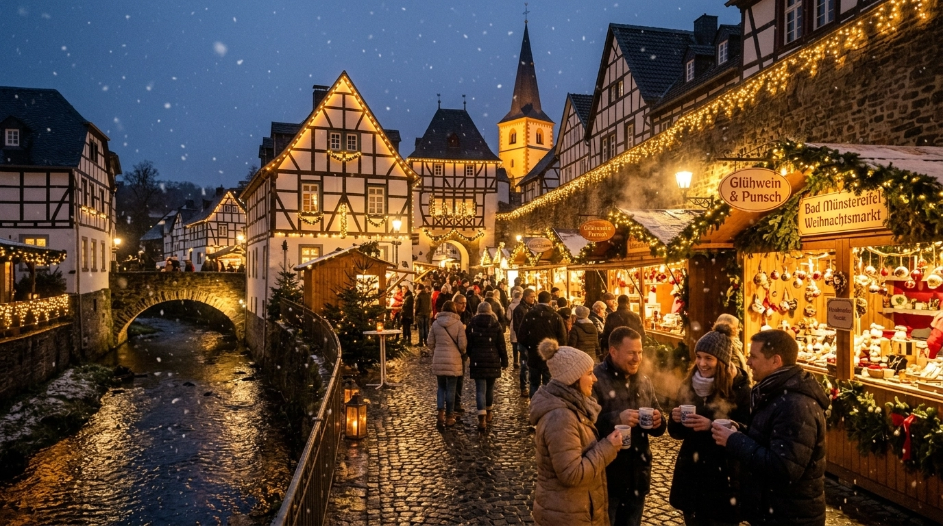 Bad Münstereifeler Weihnachtsmarkt 2026 – Historischer Weihnachtszauber in Bad Münstereifel