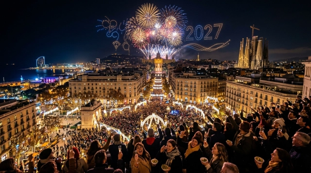 Silvester in Barcelona 2026/2027: Feiern, Programm und Events