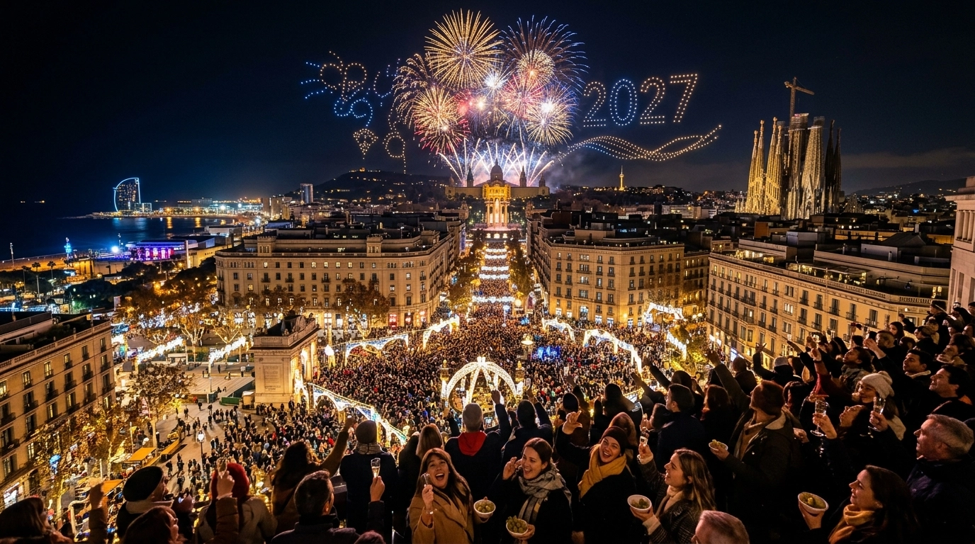 Silvester in Barcelona 2026/2027: Feiern, Programm und Events