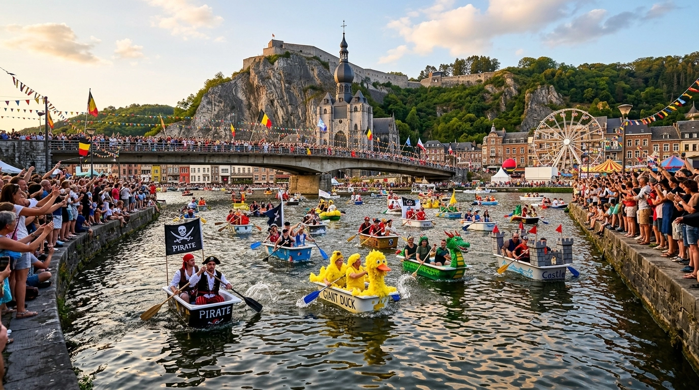 Bathtub Regatta Dinant 2027: Internationale Badewannenregatta an der Maas