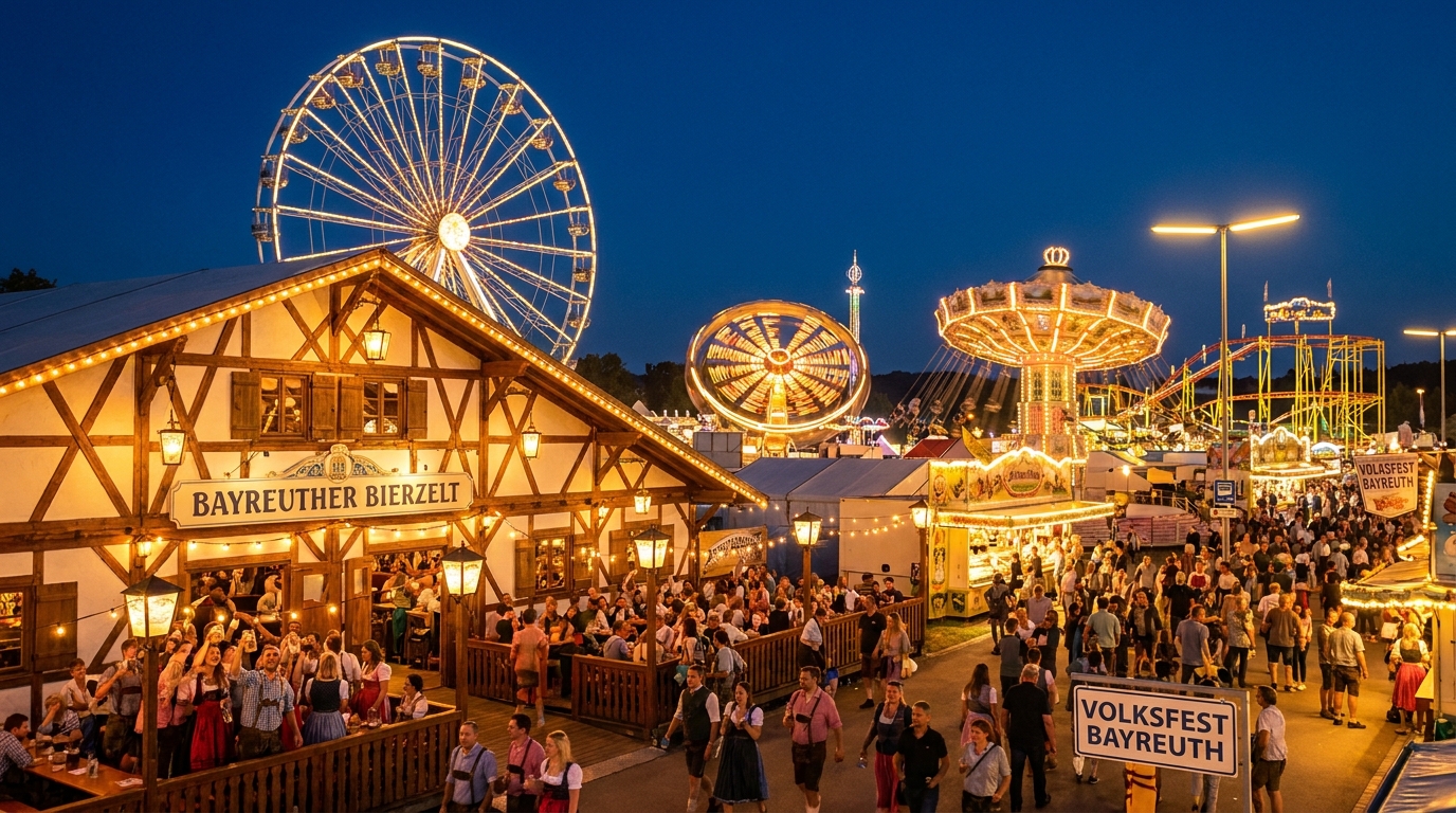 Bayreuther Volksfest 2027 – Termine, Programm & Tipps