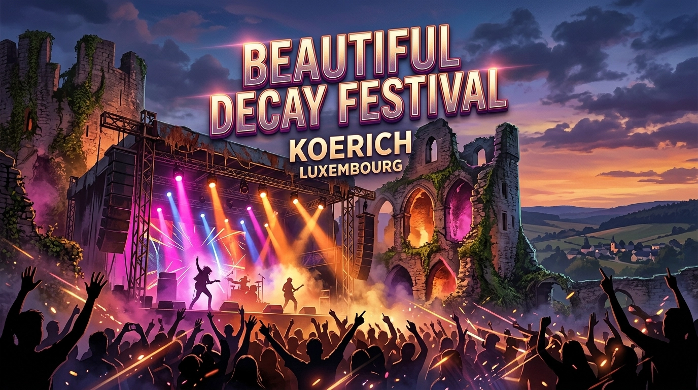 Beautiful Decay Festival 2027 – Boutique Festival auf Schloss Koerich