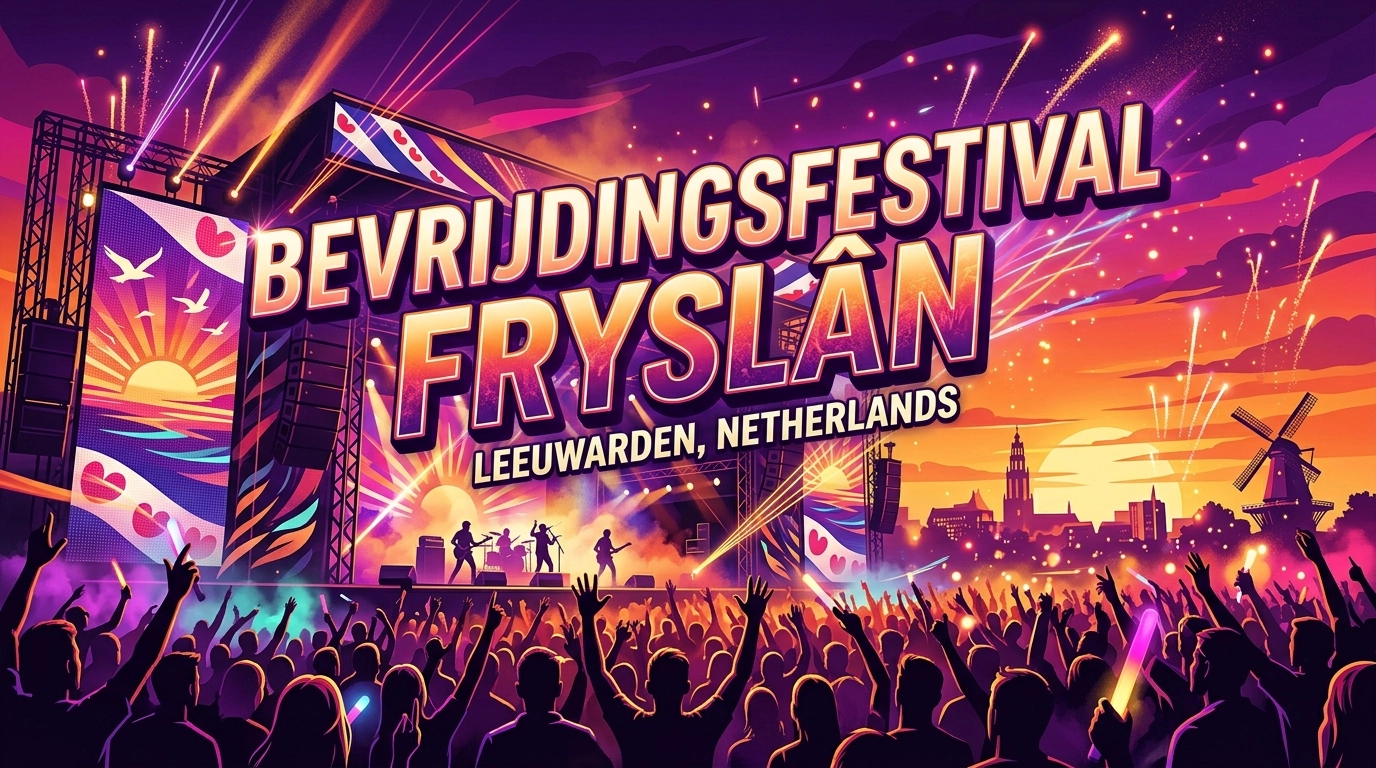 Bevrijdingsfestival Fryslân 2027: Freiheitsfestival in Leeuwarden