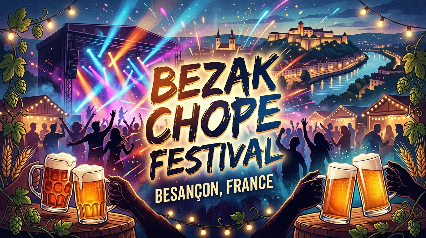 Bezak Chope Festival Besançon 2027 – Bierfestival mit Live-Musik