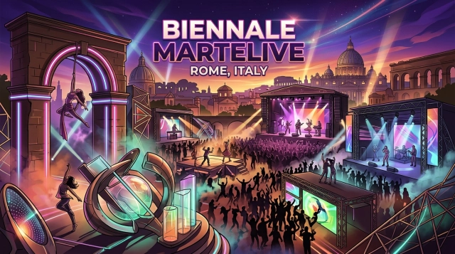Biennale MArteLive in Rom (Italien) 2026: Termine, Tickets & Line-up