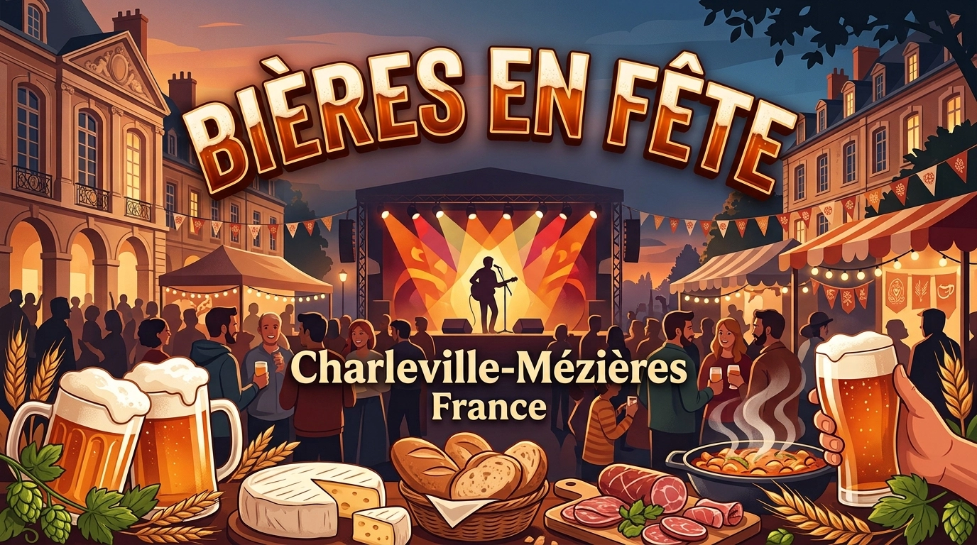 Bières en Fête 2027 in Charleville-Mézières (Frankreich) – Frankreichs größtes Bierfest