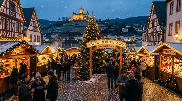 Binger Weihnachtsmarkt 2026 in Bingen am Rhein (Deutschland) – Termine, Programm & Tipps