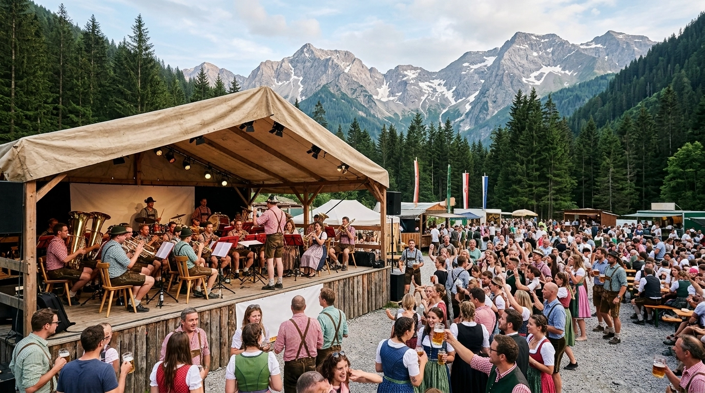 Blechlawine 2027 Mayrhofen: Blasmusikfestival im Zillertal