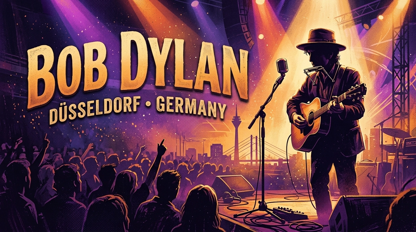 Bob Dylan Düsseldorf 2026 – Konzert in der Mitsubishi Electric Halle