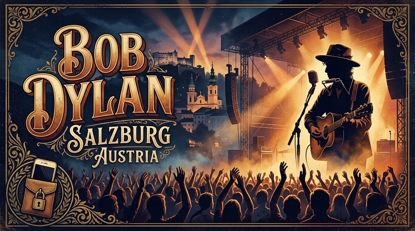 Bob Dylan Salzburg 2026: Telefonfreies Konzert in der Salzburgarena