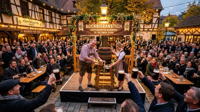 Hopfengarten Bamberg Bockbieranstich 2026: Bock Beer at the City's Smallest Brewery