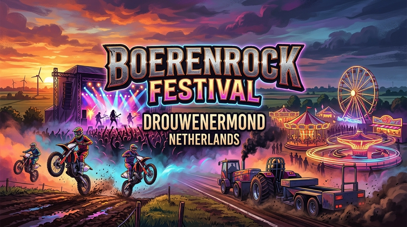 Boerenrock Festival in Drouwenermond (Niederlande) 2027: Termine, Tickets & Line-up