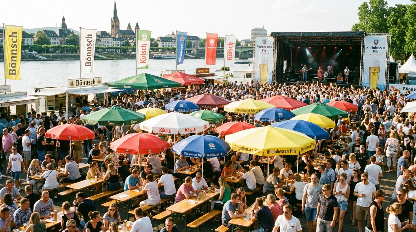 Bonner Bierbörse 2027 – 30. Auflage im Freizeitpark Rheinaue