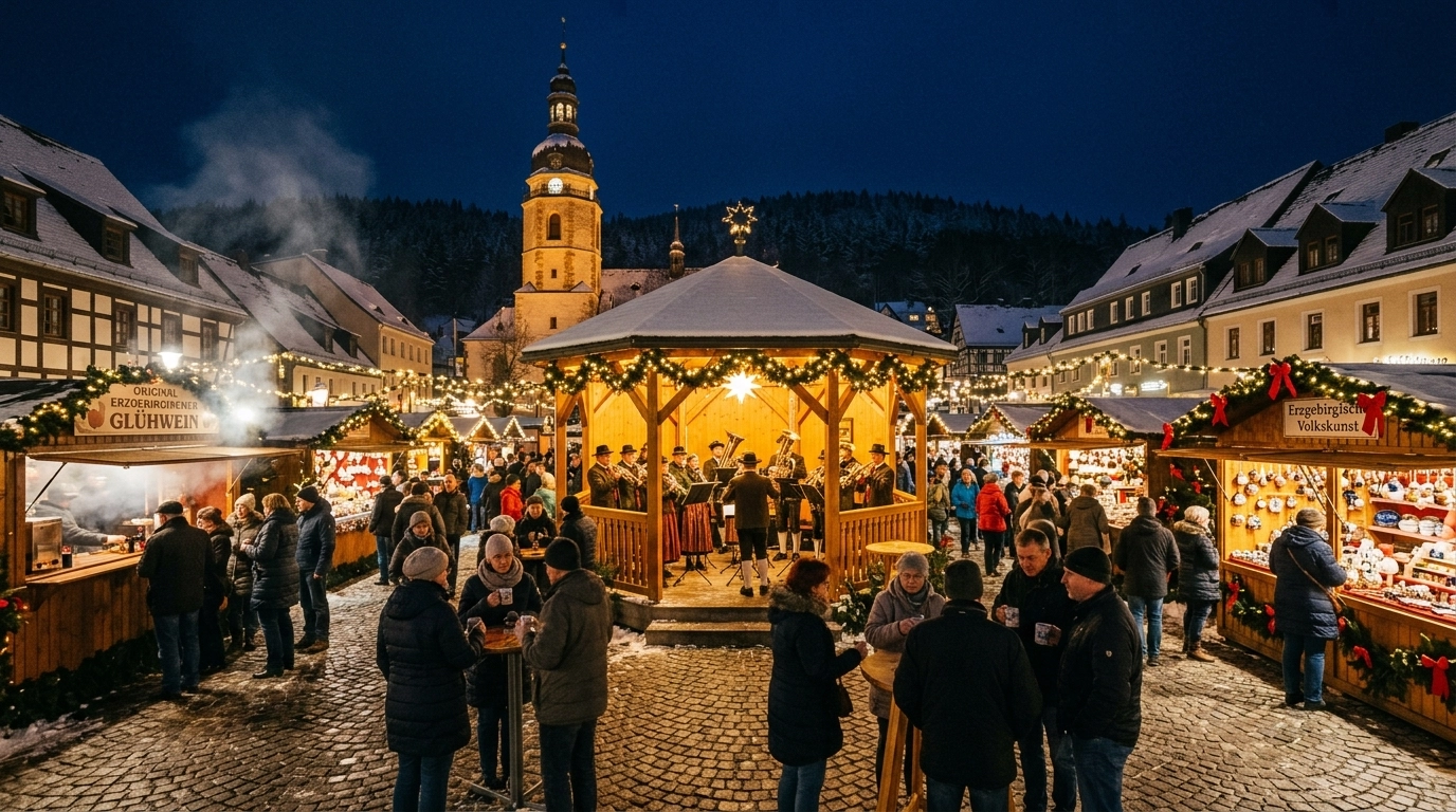 Bornkinnelmarkt Klingenthal 2026 – Musikalischer Weihnachtsmarkt im Vogtland