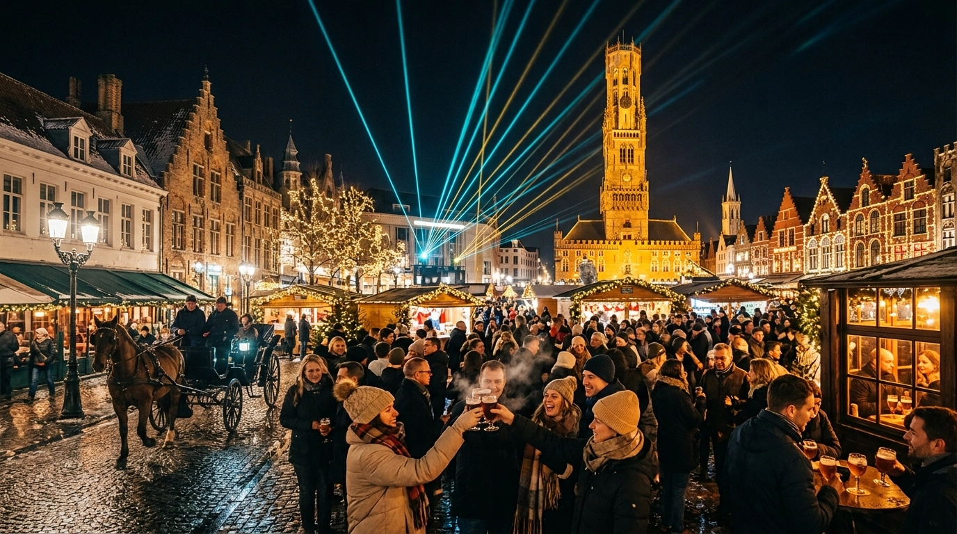 Silvester in Brügge 2026/2027 – Feiern, Lichter & Programm
