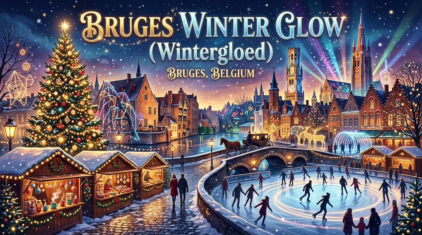 Bruges Winter Glow 2026/2027 in Brügge (Belgien) – Lichter, Weihnachtsmärkte & Eisbahn
