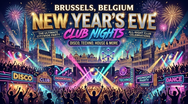 Silvester-Partys 2026/2027 in Brüssel – Clubs, Festival & Nightlife