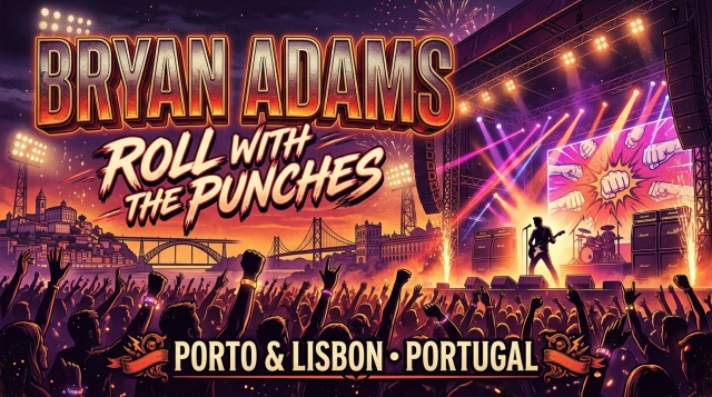 Bryan Adams – Roll With The Punches 2026 in Porto & Lissabon