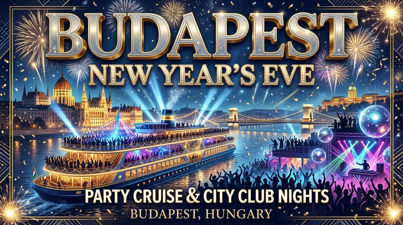 Silvesterpartys Budapest 2026/2027 – Clubs, Retro Disco, Thermalbad Party und Partyschiff