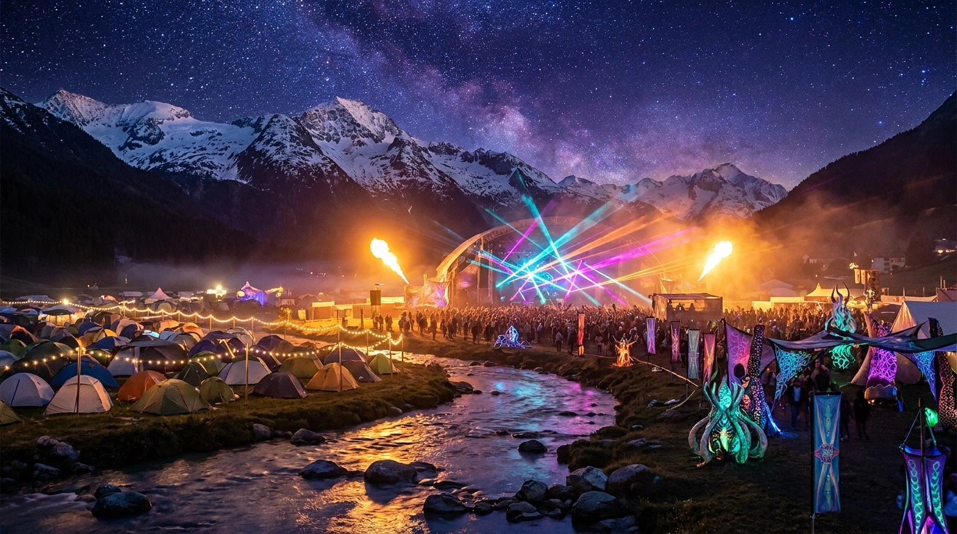 Burning Mountain Festival 2027: Psytrance Festival im Engadin
