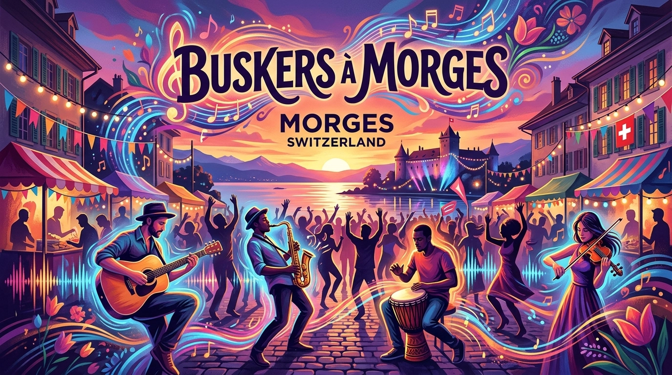 Buskers à Morges 2027 – Strassenmusik Festival in Morges Schweiz