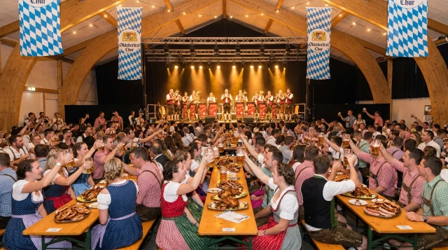 Calanda Oktoberfest Chur 2026 – Bayerisches Fest in der Alpenstadt